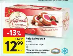 Intermarche Rolada lodowa Koral Królewska oferta