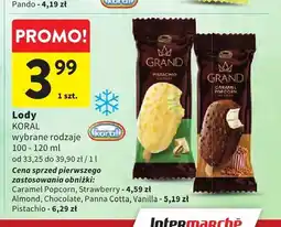 Intermarche Lody Koral Grand Caramel Popcorn oferta