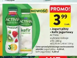 Intermarche Kefir jogurtowy Activia naturalny oferta