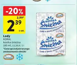 Intermarche Lody Kostka Śnieżna Koral oferta