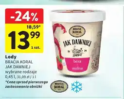 Intermarche Lody Bracia Koral Jak Dawniej beza malina oferta