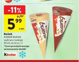 Intermarche Lody rożek Kinder Bueno Classic oferta