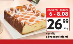 Intermarche Sernik z brzoskwiniami oferta