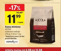 Intermarche Kawa mielona Astra Tradycyjna Łagodna oferta
