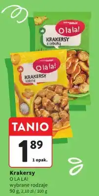 Intermarche Krakersy z cebulką O la la! oferta