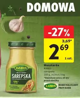 Intermarche Musztarda sarepska Kamis oferta
