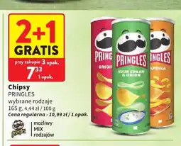 Intermarche Chipsy Pringles Original oferta