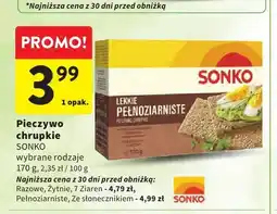 Intermarche Pieczywo chrupkie lekkie pełnoziarniste Sonko oferta