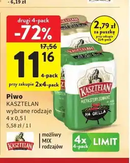 Intermarche Piwo Kasztelan Niepasteryzowane 4-pak oferta