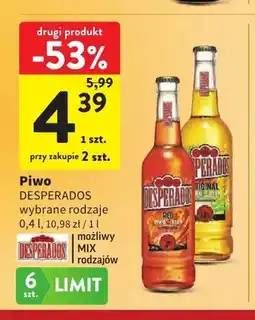 Intermarche Piwo Desperados Original oferta
