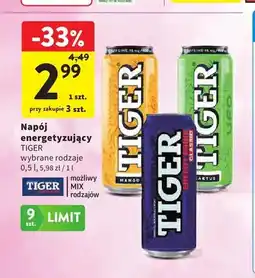 Intermarche Napój energetyzujący Tiger Mango oferta