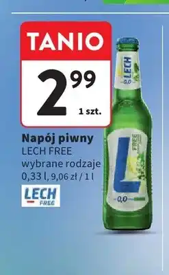 Intermarche Piwo bezalkoholowe Lech Free Limonka i Mięta oferta