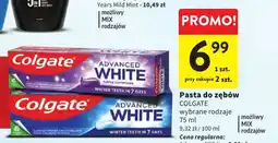 Intermarche Pasta do zębów Colgate Advanced White oferta