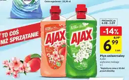 Intermarche Płyn uniwersalny Ajax Fête des Fleurs Peach oferta