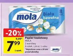 Intermarche Papier toaletowy Mola Biała Bawełna 2-warstwowy oferta