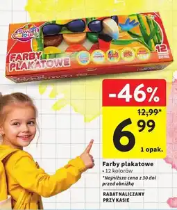 Intermarche Farby plakatowe Sweet Colours 12 kolorów oferta