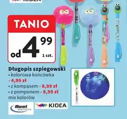 Intermarche Długopis szpiegowski Kidea z kolorową końcówką oferta