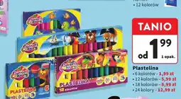 Intermarche Plastelina Sweet Colours 6 kolorów oferta