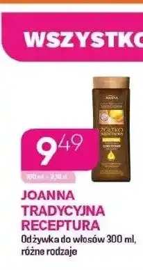 Koliber drogerie Odżywka do włosów Joanna Tradycyjna Receptura oferta