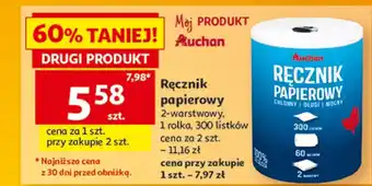 Auchan Ręcznik papierowy Auchan oferta