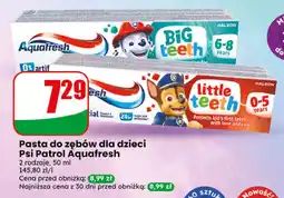 Dino Pasta do zębów dla dzieci Psi Patrol Aquafresh oferta