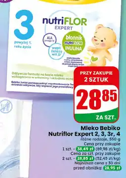 Dino Mleko Bebiko Nutriflor Expert oferta