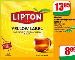 Dino Herbata czarna ekspressowa Lipton Yellow Label oferta