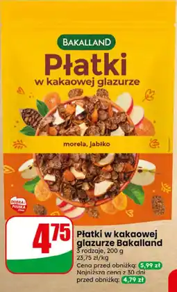 Dino Płatki w kakaowej glazurze Bakalland oferta
