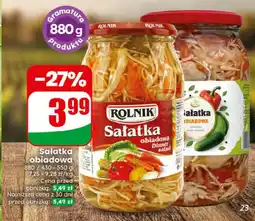 Dino Rolnik Sałatka obiadowa oferta