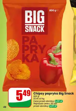 Dino Chipsy papryka Big Snack oferta