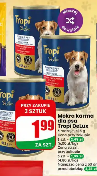 Mokra karma dla psa Tropi DeLux