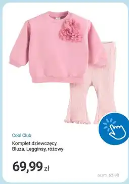 Smyk Komplet dziewczęcy bluza legginsy Cool Club różowy oferta