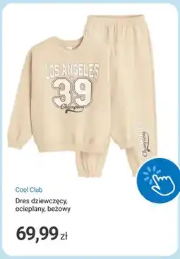 Smyk Dres dziewczęcy ocieplany Cool Club beżowy oferta