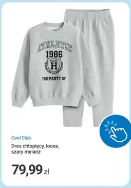Smyk Dres chłopięcy Cool Club loose szary melanż oferta
