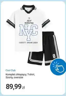 Smyk Komplet chłopięcy Cool Club T-shirt szorty oversize oferta