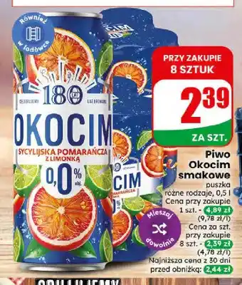 Dino Piwo bezalkoholowe Okocim Sycylijska Pomarańcza z Limonką oferta