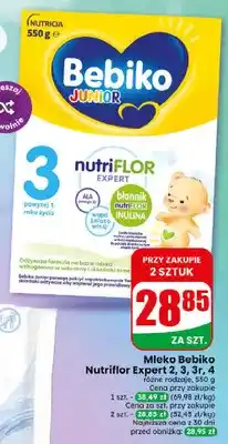 Dino Mleko modyfikowane Bebiko Junior Nutriflor Expert 2 oferta