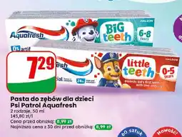 Dino Pasta do zębów dla dzieci Aquafresh Big Teeth oferta