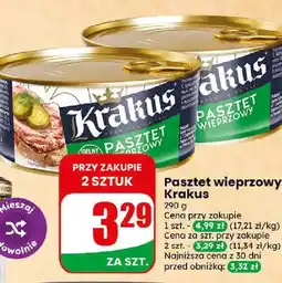 Dino Pasztet wieprzowy z ogórkiem Krakus oferta