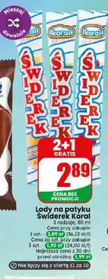 Dino Lody na patyku Świderek Koral oferta