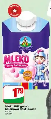 Dino Mleko UHT o smaku gumy balonowej OSM Łowicz oferta