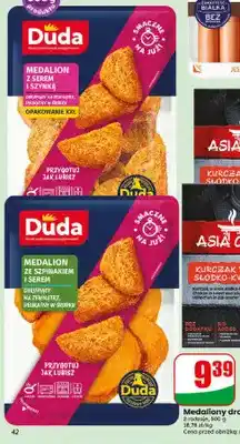 Dino Medaliony drobiowe z serem i szynką Duda oferta