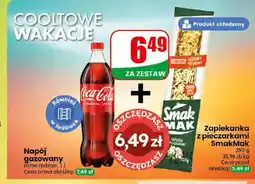 Dino Zestaw napój gazowany Coca-Cola + zapiekanka z pieczarkami SmakMak oferta