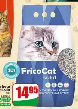 Dino Żwirek dla kota bentonitowy Fricocat Solid oferta
