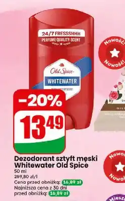 Dino Dezodorant sztyft męski Whitewater Old Spice oferta