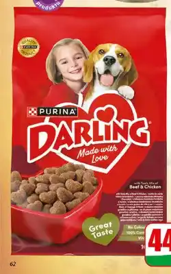 Dino Sucha karma dla psa Darling z wołowiną i kurczakiem oferta