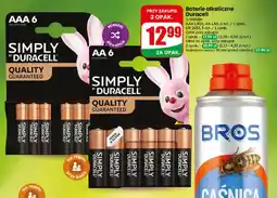 Dino Baterie alkaliczne Duracell Simply AAA LR03 6-pak oferta