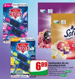 Dino Zawieszka do WC barwiąca Kret Color Power Water Lily 2-pak oferta