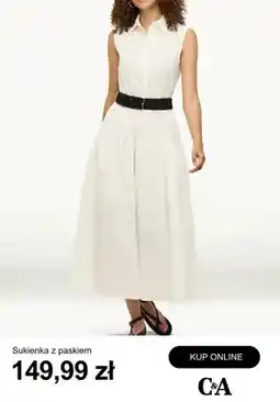 C&A Sukienka z paskiem C&A oferta