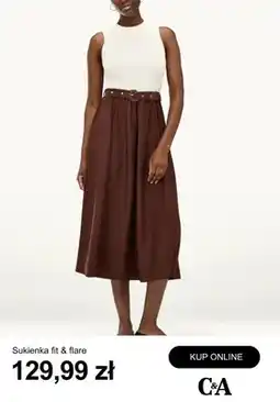 C&A Sukienka fit & flare C&A oferta